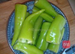 酿虎皮椒的做法图解3