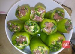 酿虎皮椒的做法图解5