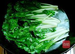 蒜香肉沫淋小白菜的做法图解4