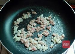 蒜香肉沫淋小白菜的做法图解6