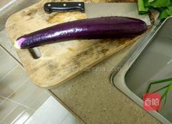 茄子炒肉片的做法图解1
