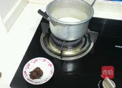 巧克力芝士蛋糕8寸方模的做法图解4