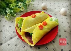 培根鸡蛋饼的做法图解12