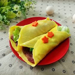 培根鸡蛋饼的做法[图]