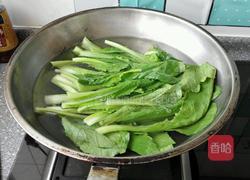 小白菜炒虾仁的做法图解3