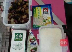 (冷藏汤种)椰香炫彩蜜豆土司的做法图解2