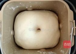 (冷藏汤种)椰香炫彩蜜豆土司的做法图解5