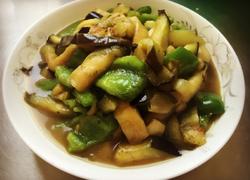 耗油炒青椒茄子