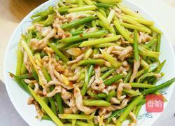 蒜苔肉丝的做法图解6