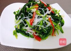 菠菜拌粉丝的做法图解9