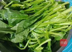 菠菜拌粉丝的做法图解1