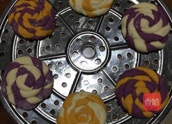 双色棒棒糖馒头的做法图解6