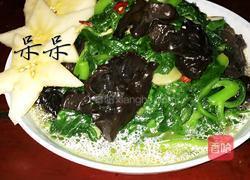 木耳菜炒木耳的做法图解6