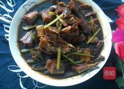 蒜苔箭头鱼的做法图解4