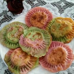 彩色香蕉馅饼的做法[图]