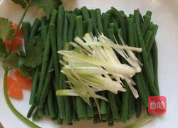 豆豉麻酱豇豆角的做法图解4