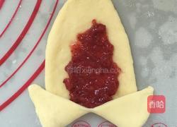 爆浆草莓酱小面包的做法图解7