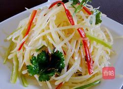 花椒油炝拌土豆丝的做法图解9
