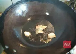 Illustration of how to cook rapeseed with mushrooms 7