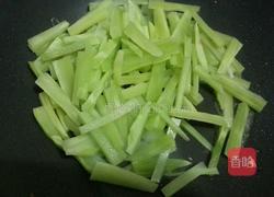 莴笋炒蛋的做法图解8