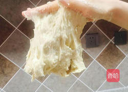 手工和面快速揉出手套膜(面包)——不摔打,不醒面的做法图解4
