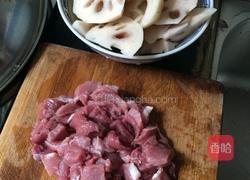 莲藕烧肉的做法图解2