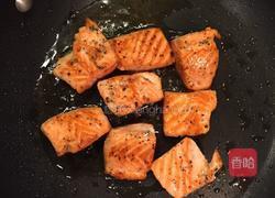 香煎三文鱼块拼盘的做法图解10