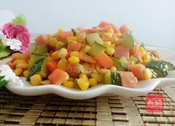 玉米粒烩三丁的做法图解7