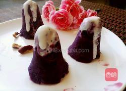 紫薯雪山的做法图解5