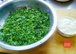 苜蓿菜团子的做法图解1