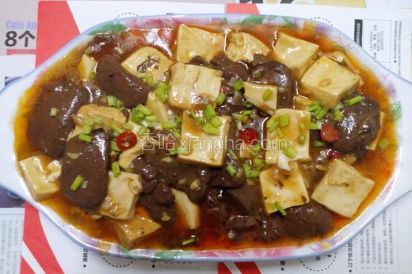烧双色豆腐