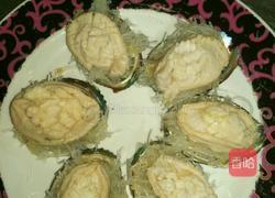 蒜蓉粉丝蒸鲜鲍的做法图解8