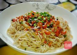 葱油拌面的做法图解4