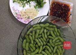 爽口红油毛豆的做法图解2