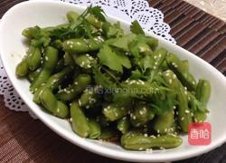 爽口红油毛豆的做法图解5