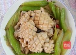 芹菜炒乌贼鱼的做法图解9
