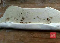 Illustration of making homemade flatbread 5