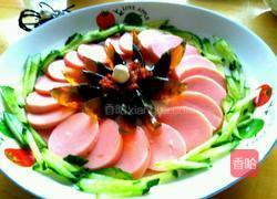 香肠拼皮蛋的做法图解4