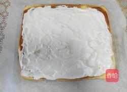 奶油黄桃蛋糕卷的做法图解22