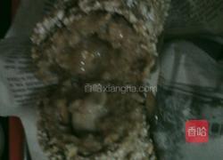 银鹭八宝粥金线虫面包（咖喱椒盐鱼泥肠）的做法图解7