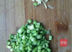 蒜苔豆腐的做法图解2