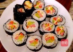 金枪鱼紫菜包饭的做法图解3