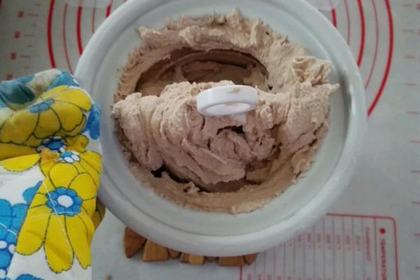 面包机自制巧克力牛奶冰淇淋