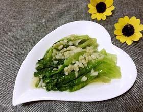 蒜蓉炒生菜[图]