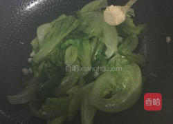 蒜蓉炒生菜的做法图解5