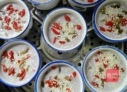 枸杞葡萄干发糕的做法图解3