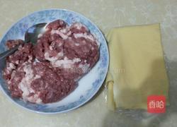 豆皮包肉的做法图解1
