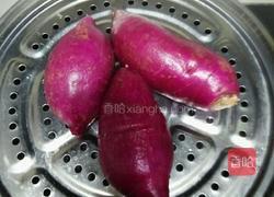 糯米紫薯饼的做法图解1