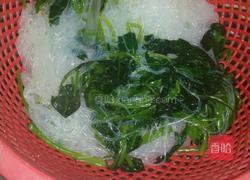 凉拌双椒菠菜粉丝的做法图解7