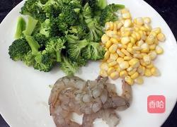 虾仁芝士焖饭的做法图解1